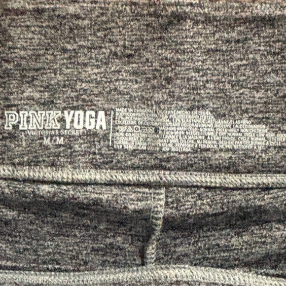 Victoria Secret Pink Yoga leggings Heather grey. Women’s size medium. Like new! - Picture 7 of 8